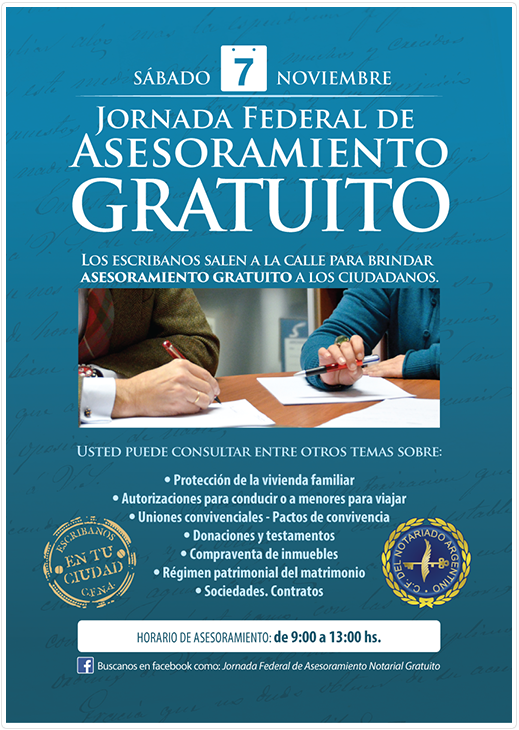 Jornada Asesoramiento Gratuito 2015